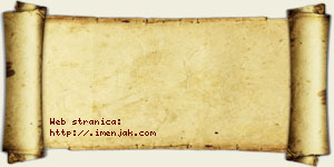 Jasmina Strinić vizit kartica